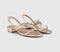 Womens OFFICE Swish Asymmetric Strappy Sandals Gold