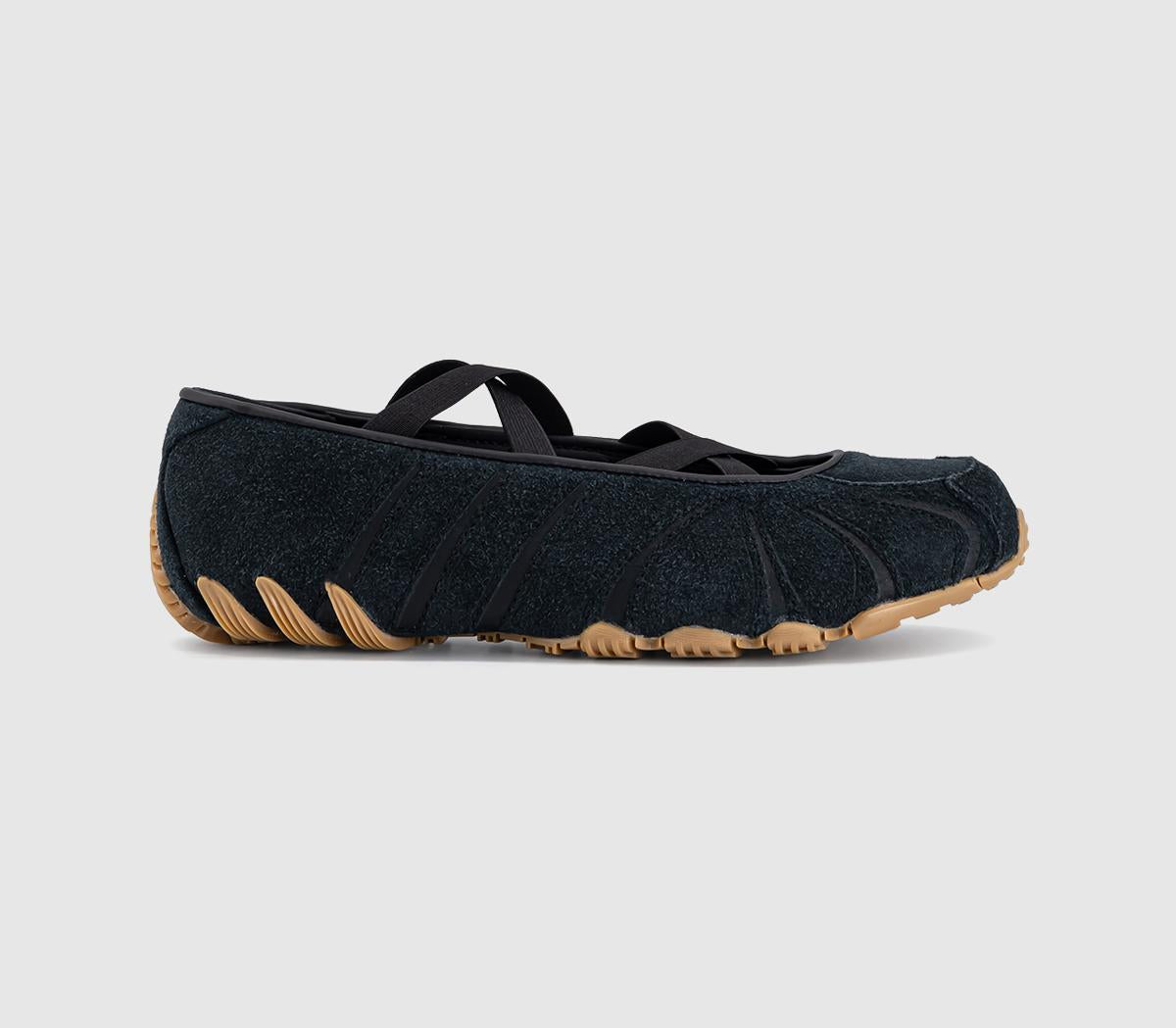 Womens adidas Ghost Sprint Ballet Trainers Black Black Gum