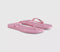 Womens Havaianas Slim Square Metallic Logo Flip Flops Rose Chiffon