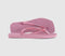 Womens Havaianas Slim Square Metallic Logo Flip Flops Rose Chiffon