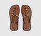 Womens Havaianas Flash Fusion Sandals Rust Brown