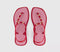 Womens Havaianas Flash Fusion Sandals Red Pink