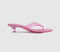 Womens Steve Madden Tracie Heeled Sandals Pink Jelly