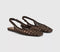 Womens OFFICE Fairmont Woven Slingback Flats Brown