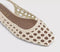 Womens OFFICE Fairmont Woven Slingback Flats Cream