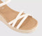 Womens OFFICE Magnolia Strappy Espadrille Wedges Off White