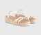 Womens OFFICE Magnolia Strappy Espadrille Wedges Off White