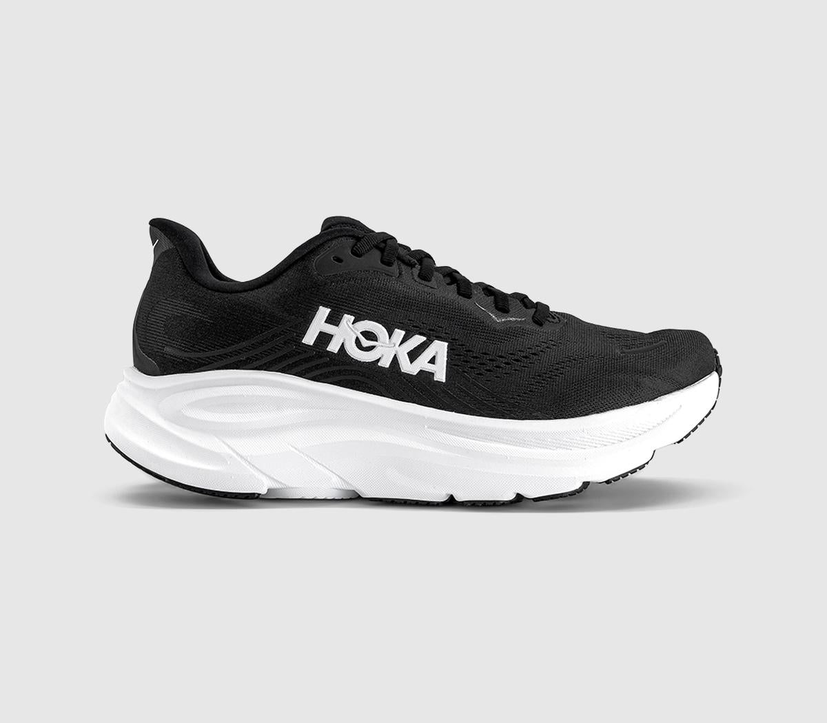 HOKA Clifton 11 Trainers Black White F