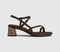 Womens Vagabond Shoemakers Evie Strappy Heels Coffee Suede