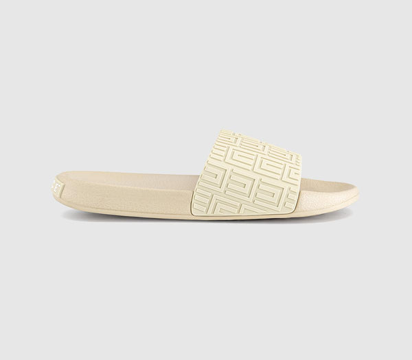 Mens OFFICE Sampson Pool Sliders Beige