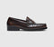 Womens ALOHAS Rivet Loafers Brushed Coffe Brown