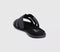 Womens TOMS Sol Sliders Black Leather