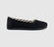 Womens TOMS Alpargata Ballet Flats Black Black Heritage Canvas