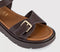 Womens OFFICE Seychelles Platform Sandals Brown