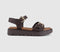 Womens OFFICE Seychelles Platform Sandals Brown