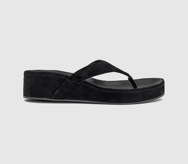 Womens Tony Bianco Blaire Sandals Black Suede