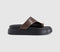Mens Tony Bianco Jazzy Toe Loop Sandals Chocolate Vintage