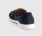 Mens OFFICE Cairo Tassel Loafers Navy Suede