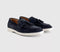 Mens OFFICE Cairo Tassel Loafers Navy Suede