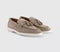 Mens OFFICE Cairo Tassel Loafers Stone Suede