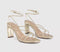 Womens OFFICE Harbour Multi Strap Block Heels Gold