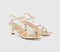 Womens OFFICE Millie Multi Strap Heels Gold
