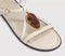 Womens OFFICE Sareen Trim Strappy Sandals White