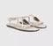 Womens OFFICE Sareen Trim Strappy Sandals White