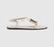 Womens OFFICE Sareen Trim Strappy Sandals White