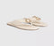 Womens OFFICE Saffron Metal Trim Detail Toepost Sandals White