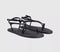 Womens OFFICE Salvador Strappy Footbed Sandals Black