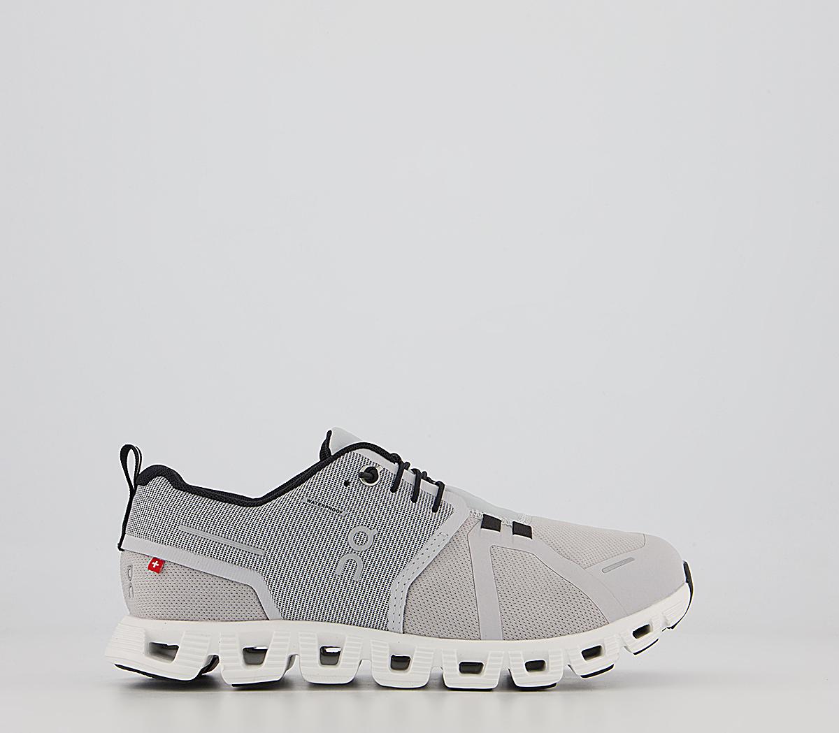 ON Cloud 5 Waterproof Glacier White F Trainers UK Size 8