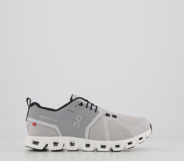 ON Cloud 5 Waterproof Glacier White F Trainers UK Size 8