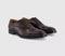 Mens OFFICE Moorfield Toe Cap Oxford Shoes Brown Leather