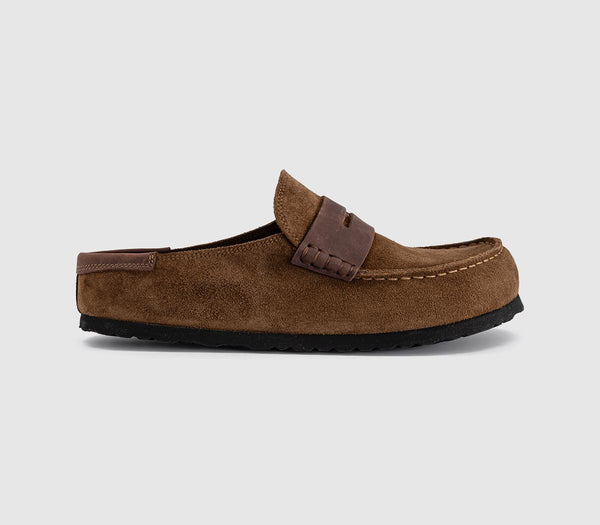 Mens BIRKENSTOCK Naples Mixed Men's Clogs Cork Brown