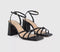 Womens OFFICE Happen Block Heel Strappy Sandals Black