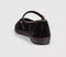Womens Flabelus Mary Janes Brown Velvet
