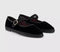 Womens Flabelus Mary Janes Black Velvet