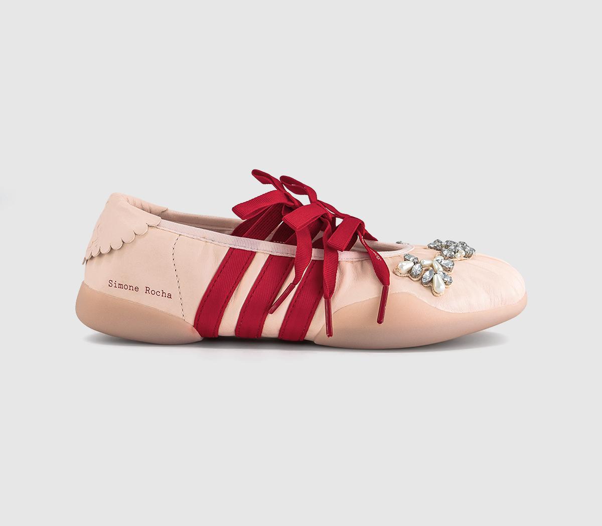 adidas x Simone Rocha Taekwondo Ballerina Trainers Simone Rocha Pink Tint Pink Tint Better Scarlet