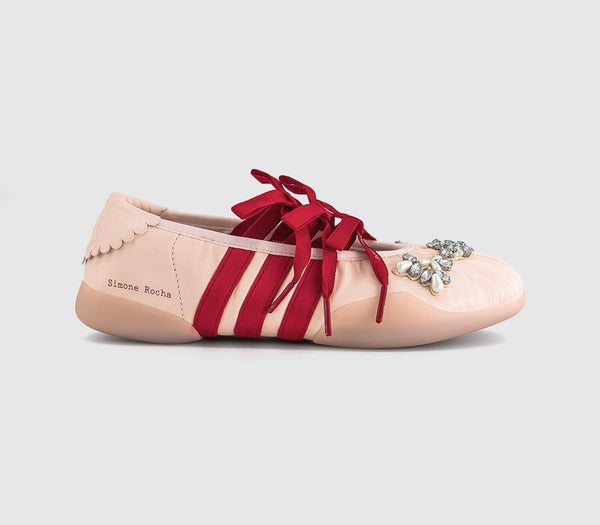 adidas x Simone Rocha Taekwondo Ballerina Trainers Simone Rocha Pink Tint Pink Tint Better Scarlet