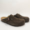 Mens BIRKENSTOCK Boston Clog Mocha Suede Leather UK Size  11.5 EU46