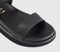 Womens OFFICE Sorrel Two Part Footbed Sandals Black