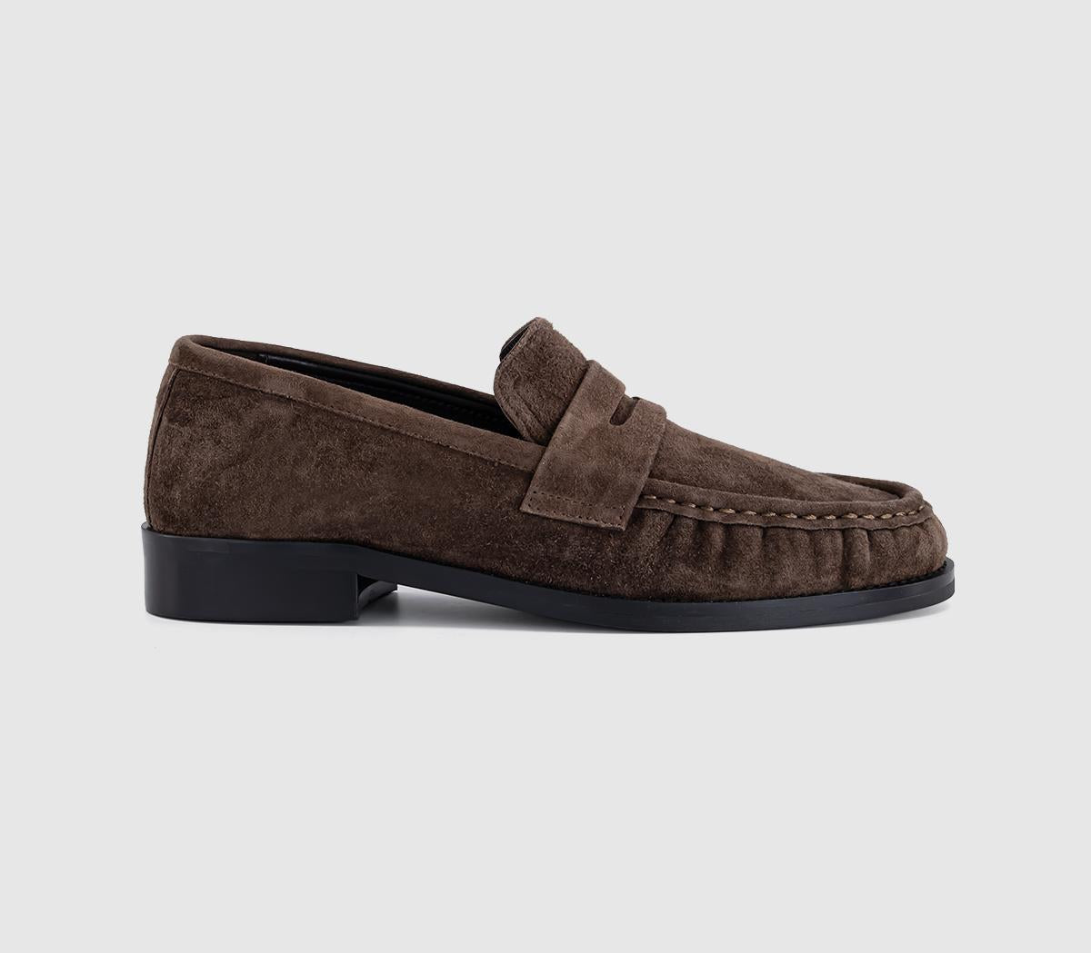 Womens Tony Bianco Libby Loafers Espresso Suede
