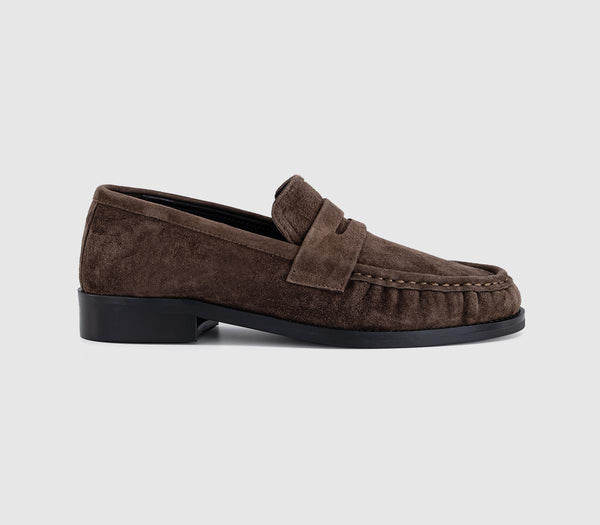 Womens Tony Bianco Libby Loafers Espresso Suede