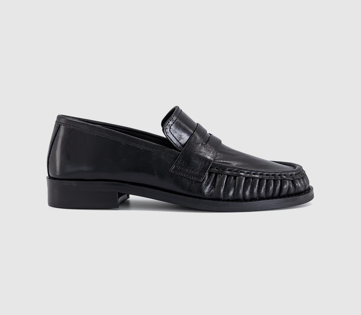 Womens Tony Bianco Libby Loafers Black Vintage