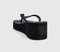 Womens Sleepers High Platform Flip Flops Black