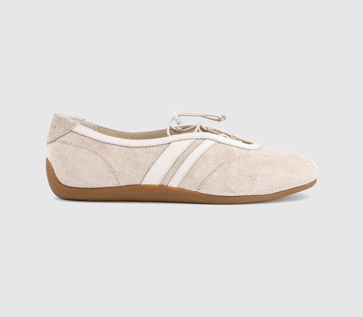 Womens Vagabond Shoemakers Hollie Ballet Flats Off White Suede