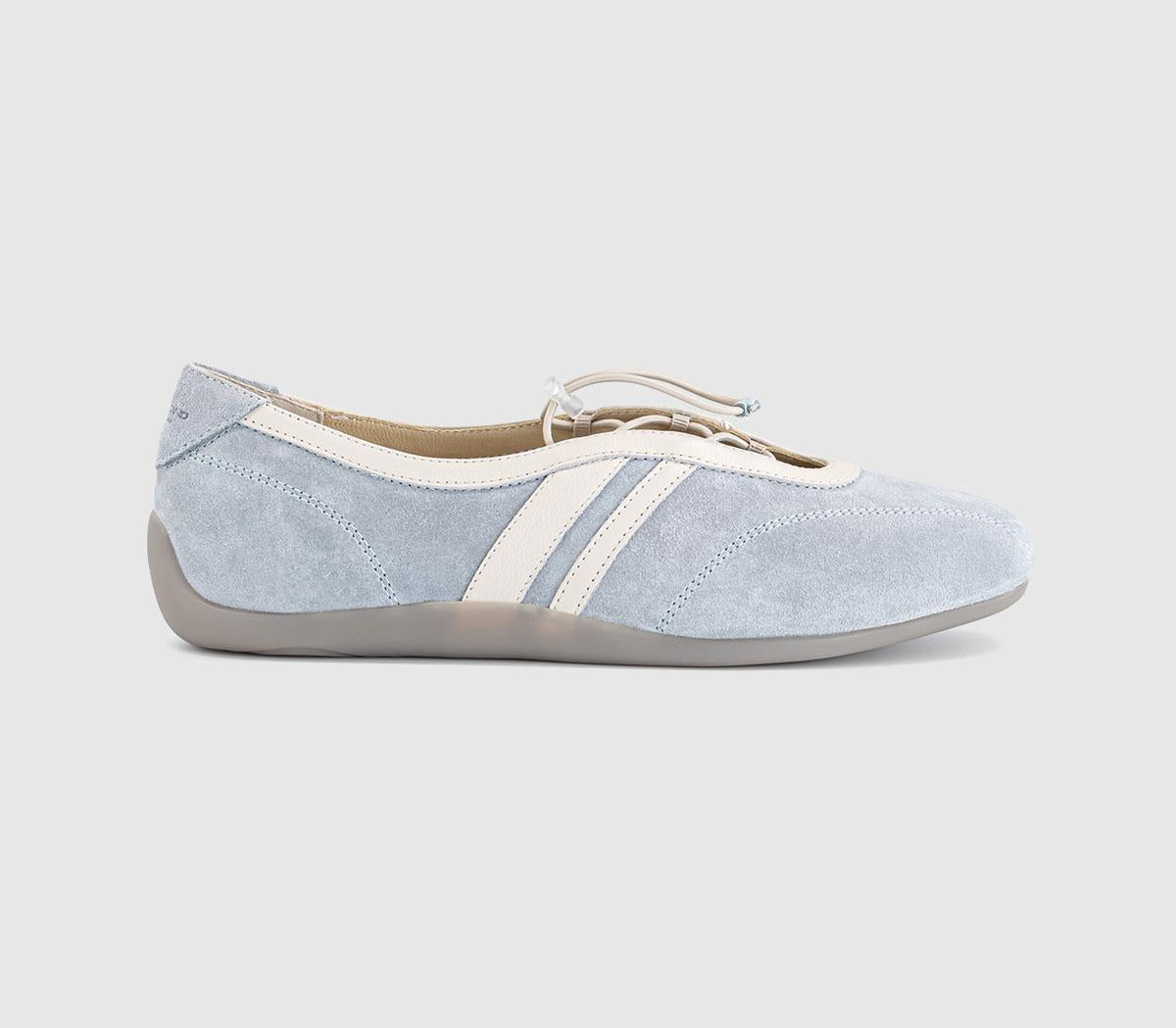 Womens Vagabond Shoemakers Hollie Ballet Flats Blue Suede