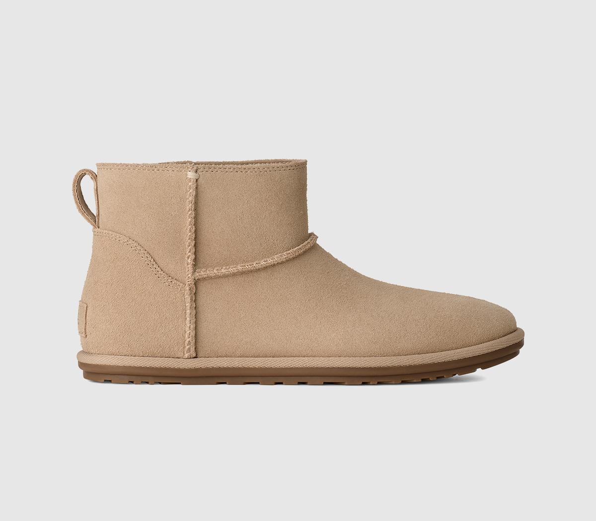 Womens UGG Classic Mini Deconstucted Boots Sand