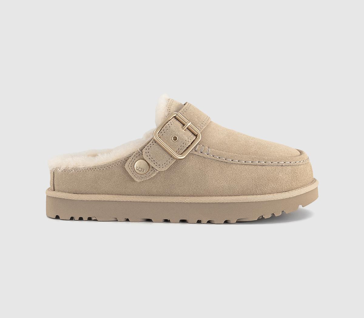 Womens UGG Goldenstar Evelina Clogs Sandcastle